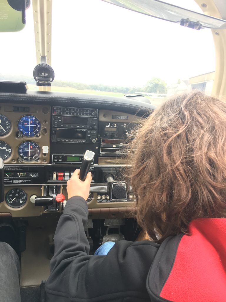 im Cockpit